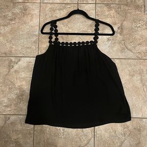 Black Tank Blouse